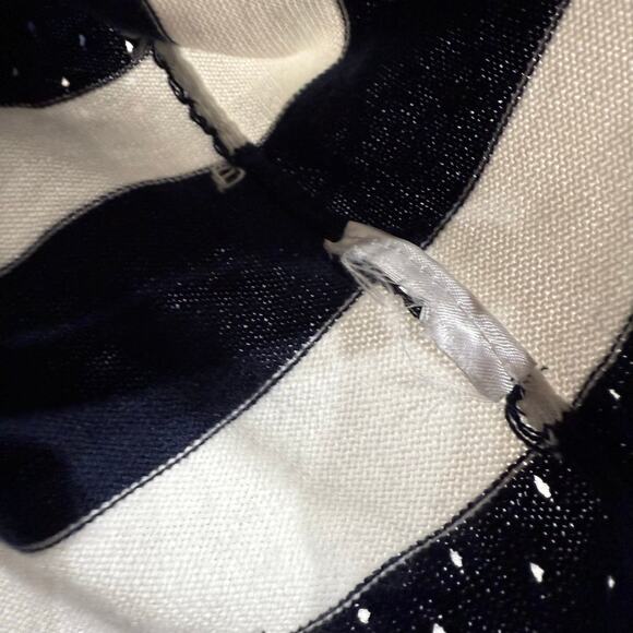 Gap Navy Striped Oversized Sweater Sz XS - Picture 6 of 11